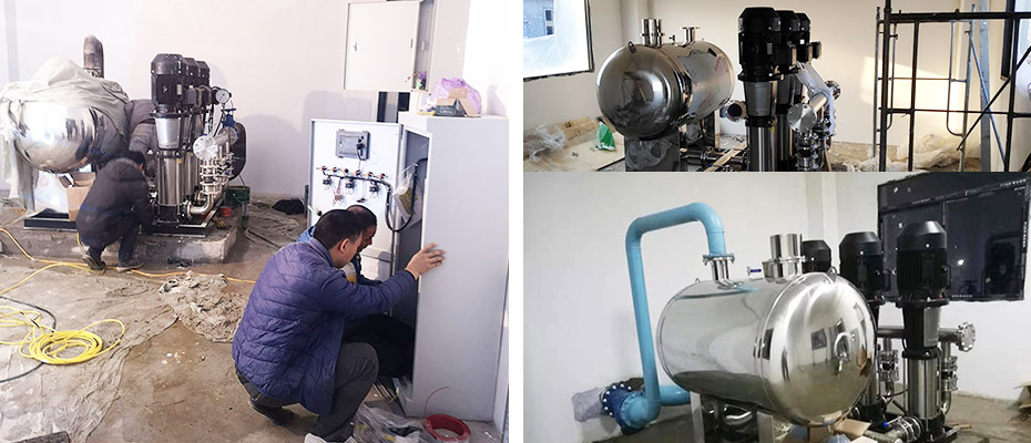 南京理工大學湯山科研實驗中心無負壓變頻供水機組案例